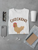 Chickens Poop Breakfast T-shirt -SmartPrintsInk Designs