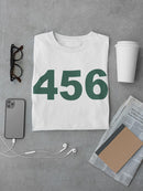 456 T-shirt -SmartPrintsInk Designs