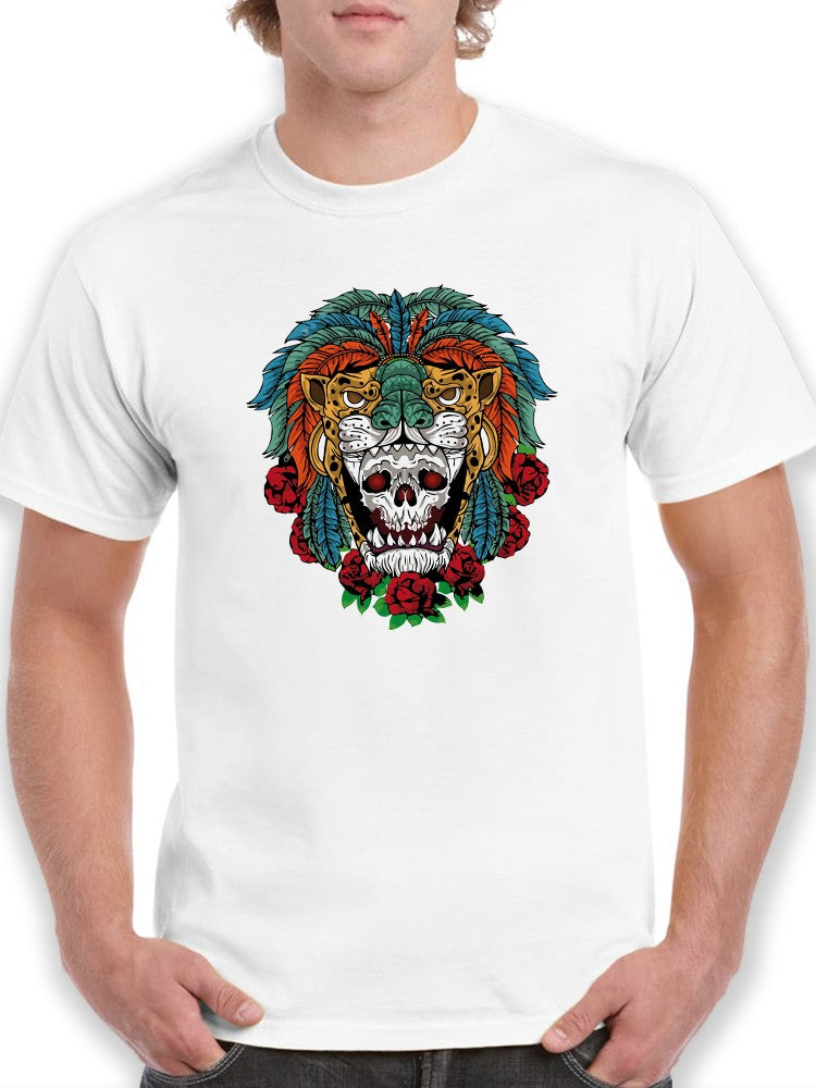 Lion Skull T-shirt -SmartPrintsInk Designs