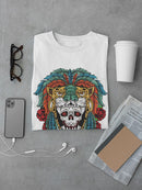 Lion Skull T-shirt -SmartPrintsInk Designs