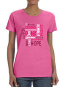 Breast Cancer Quotes T-shirt -SmartPrintsInk Designs
