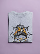 October Girl Ribbon T-shirt -SmartPrintsInk Designs