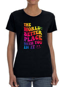 Better Place With You T-shirt -SmartPrintsInk Designs