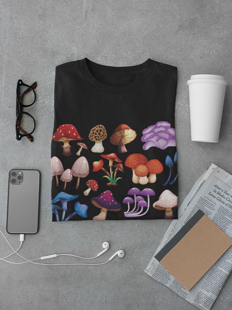 Mushroom Art T-shirt -SmartPrintsInk Designs
