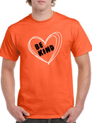 Be Kind Heart T-shirt -SmartPrintsInk Designs