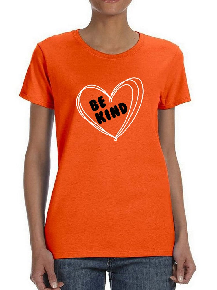 Be Kind Heart T-shirt -SmartPrintsInk Designs