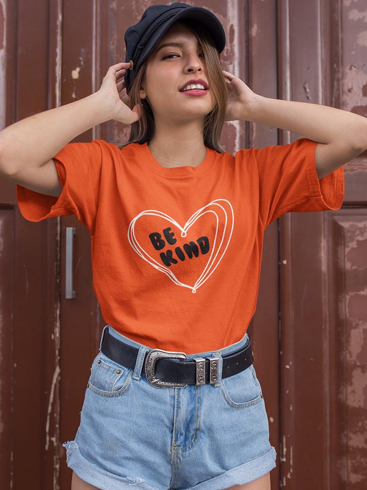 Be Kind Heart T-shirt -SmartPrintsInk Designs