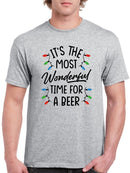 Most Wonderful Time For Beer T-shirt -SmartPrintsInk Designs