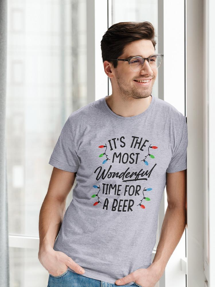 Most Wonderful Time For Beer T-shirt -SmartPrintsInk Designs