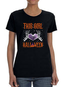 This Girl Loves Halloween! T-shirt -SmartPrintsInk Designs