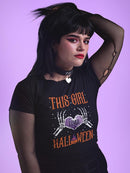 This Girl Loves Halloween! T-shirt -SmartPrintsInk Designs
