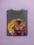 Dracula Dog T-shirt -SmartPrintsInk Designs