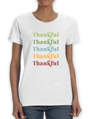 Thankful! T-shirt -SmartPrintsInk Designs