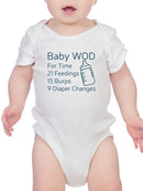 Baby Wod Bodysuit -SmartPrintsInk Designs