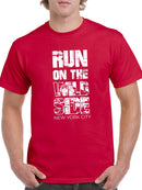 Run On The Wild Side T-shirt -SmartPrintsInk Designs