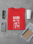 Run On The Wild Side T-shirt -SmartPrintsInk Designs