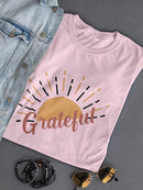 Grateful Sunrise T-shirt -SmartPrintsInk Designs