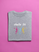 Skella Lit T-shirt -SmartPrintsInk Designs