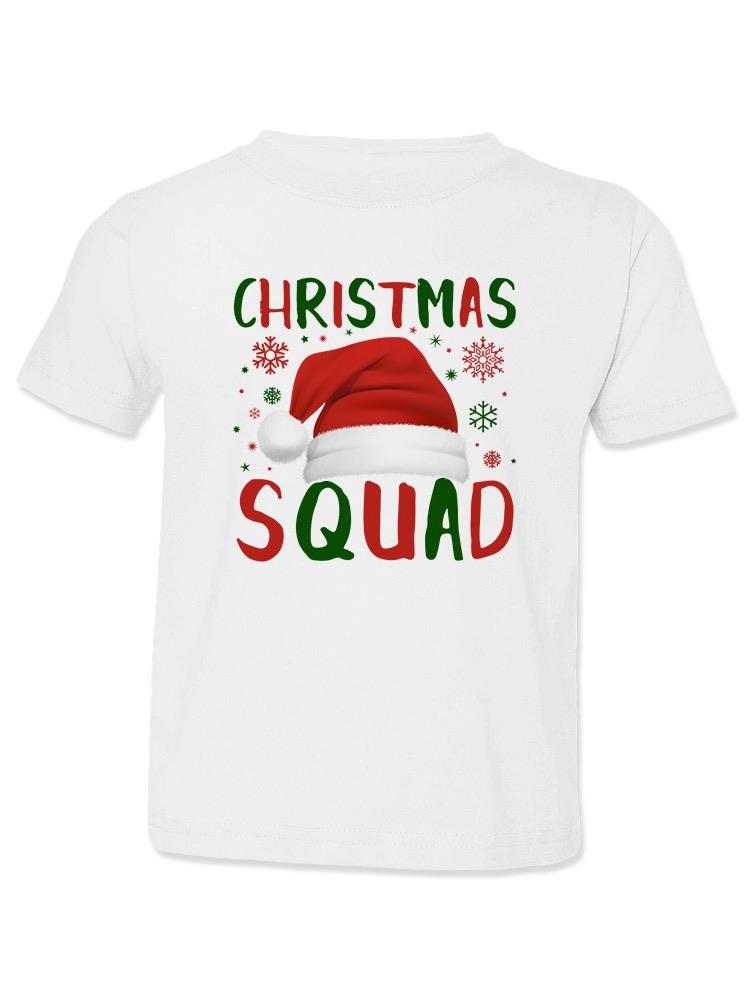 Christmas Squad Santa Hat T-shirt -SmartPrintsInk Designs