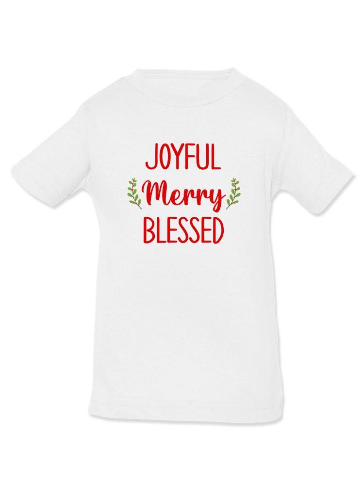 Joyful Merry Blessed T-shirt -SmartPrintsInk Designs