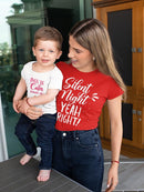 Silent Night, Yeah Right! T-shirt -SmartPrintsInk Designs