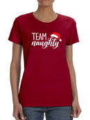 Team Naughty T-shirt -SmartPrintsInk Designs