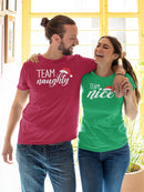 Team Naughty T-shirt -SmartPrintsInk Designs