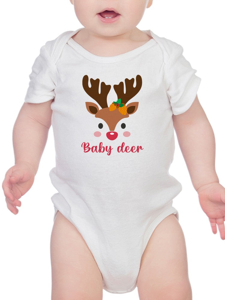 Baby Deer Bodysuit -SmartPrintsInk Designs