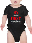 My First Christmas Bodysuit -SmartPrintsInk Designs