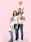 Santa And Reindeer T-shirt -SmartPrintsInk Designs