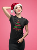 Morning Person In Christmas T-shirt -SmartPrintsInk Designs