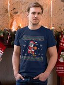 Basketball Santa T-shirt -SmartPrintsInk Designs