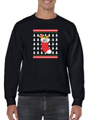 Nice Christmas Sock Sweatshirt -SmartPrintsInk Designs