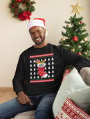 Nice Christmas Sock Sweatshirt -SmartPrintsInk Designs