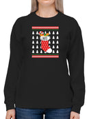 Nice Christmas Sock Sweatshirt -SmartPrintsInk Designs