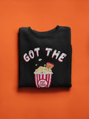 Got The Popcorn Ready! Sweatshirt -SmartPrintsInk Designs