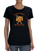 Coolest Turkey In The Flock T-shirt -SmartPrintsInk Designs