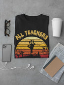 Teachers Love Brains T-shirt -SmartPrintsInk Designs