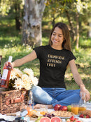 Champagne And French Fries T-shirt -SmartPrintsInk Designs