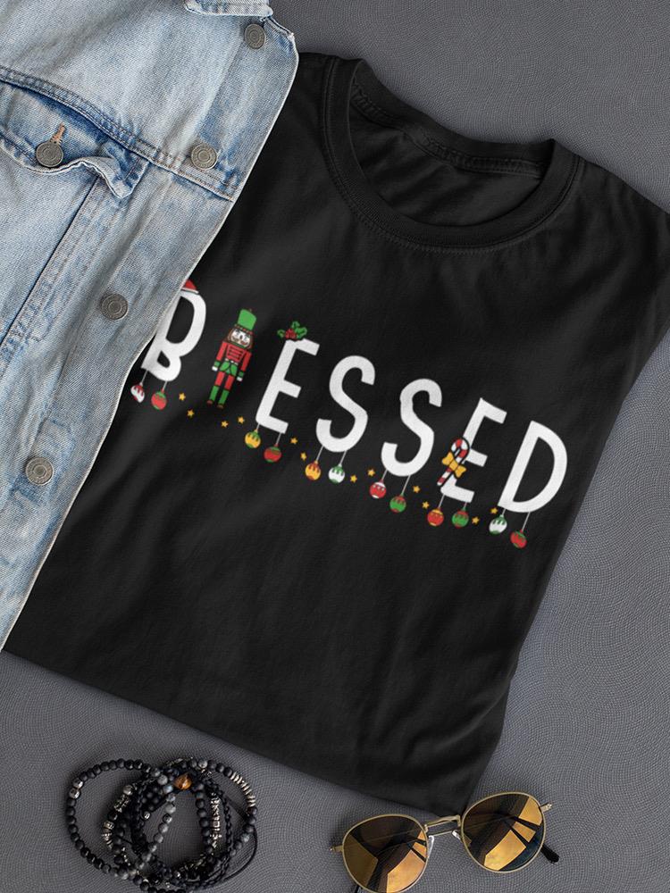 Blessed Christmas T-shirt -SmartPrintsInk Designs