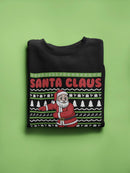 Santa Claus Coming To Town Sweatshirt -SmartPrintsInk Designs