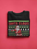 Santa Claus Coming To Town Sweatshirt -SmartPrintsInk Designs
