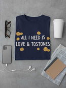 Love And Tostones T-shirt -SmartPrintsInk Designs