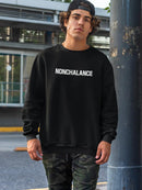 Nonchalance Sweatshirt -SmartPrintsInk Designs
