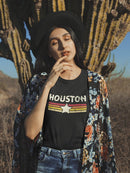 Houston Star T-shirt -SmartPrintsInk Designs