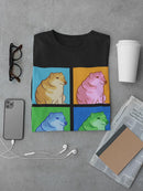 Funny Dog Panels T-shirt -SmartPrintsInk Designs