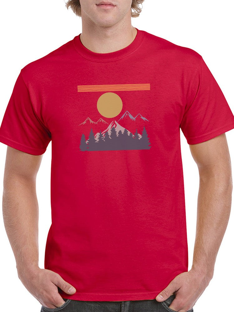 Landscape With The Sun T-shirt -SmartPrintsInk Designs