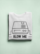Blow Me Console Sweatshirt -SmartPrintsInk Designs