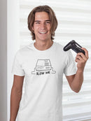 Blow Me Console T-shirt -SmartPrintsInk Designs