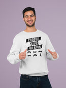 Choose Your Controller Weapon Sweatshirt -SmartPrintsInk Designs
